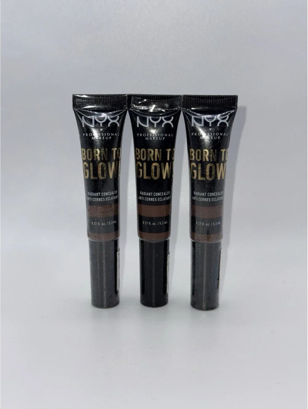 3 NYX Born To Glow Radiant Coverage Concealer Walnut